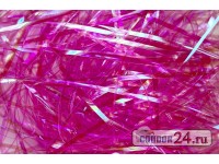 Люрекс голографический, толщина 2 мм., цвет розовый  